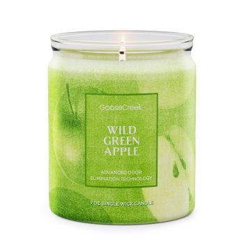 Wild Green Apple Odor Eliminating 7oz Single Wick Candle