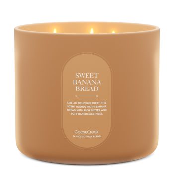 Sweet Banana Bread High Intensity 3-Wick 14.5oz Candle