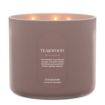 Teakwood High Intensity 3-Wick 14.5oz Candle