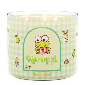 Keroppi Hello Kitty 3-Wick Candle