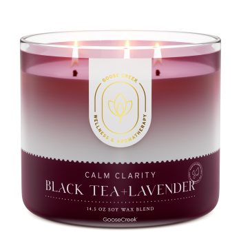 Black Tea & Lavender Aromatherapy 3-Wick Candle