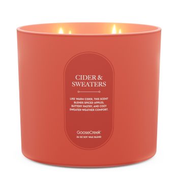 Cider & Sweaters High Intensity 4-Wick 26oz Candle