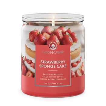 Strawberry Sponge Cake 7oz Single Wick Candle