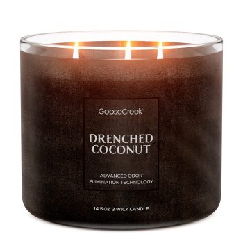 Drenched Coconut Odor Eliminating 3-Wick Candle