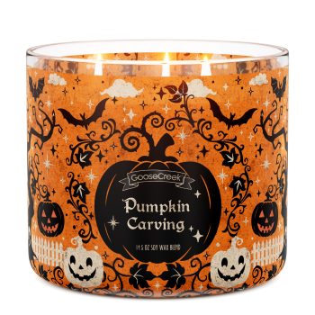 Pumpkin Carving 3-Wick Candle