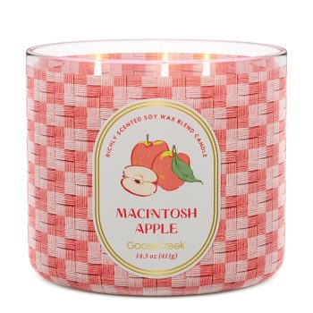 Macintosh Apple 3-Wick Candle