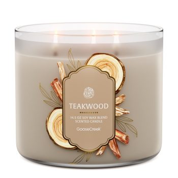 Teakwood 3-Wick Candle